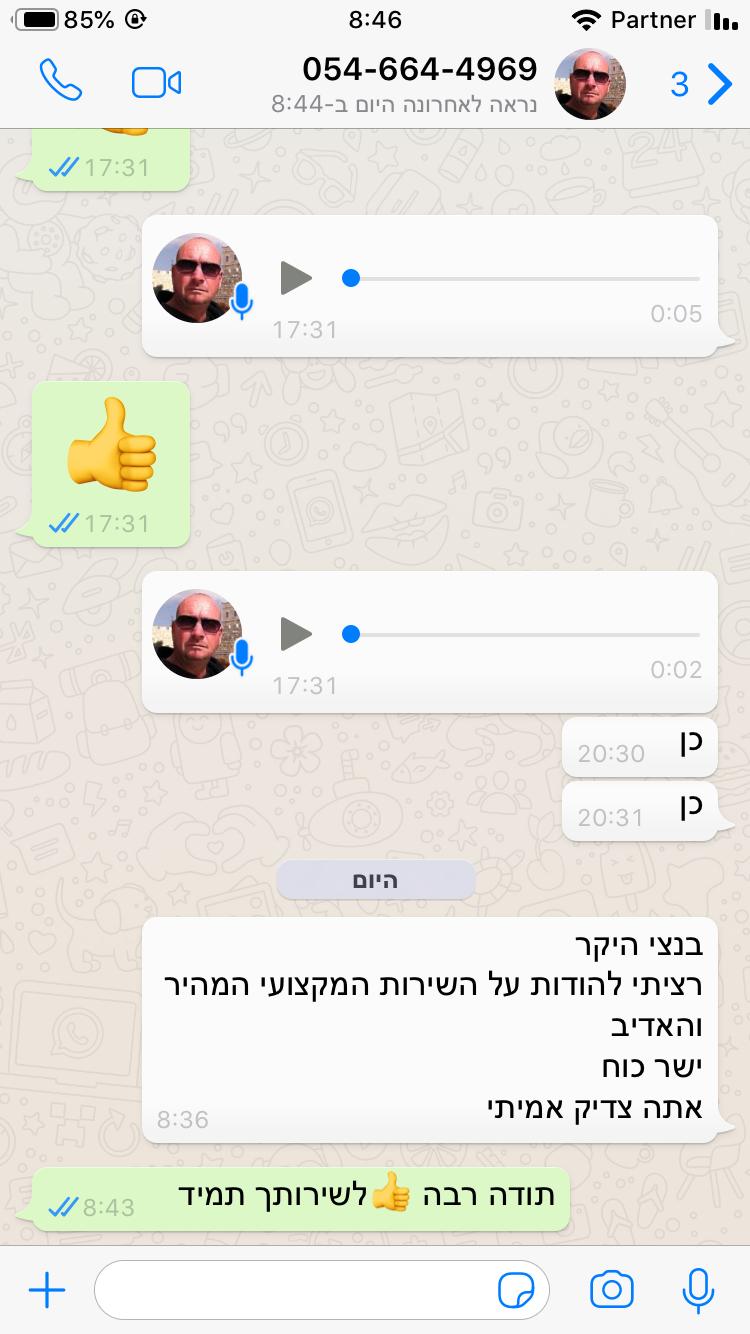 חשמלאי מומלץ במרכז